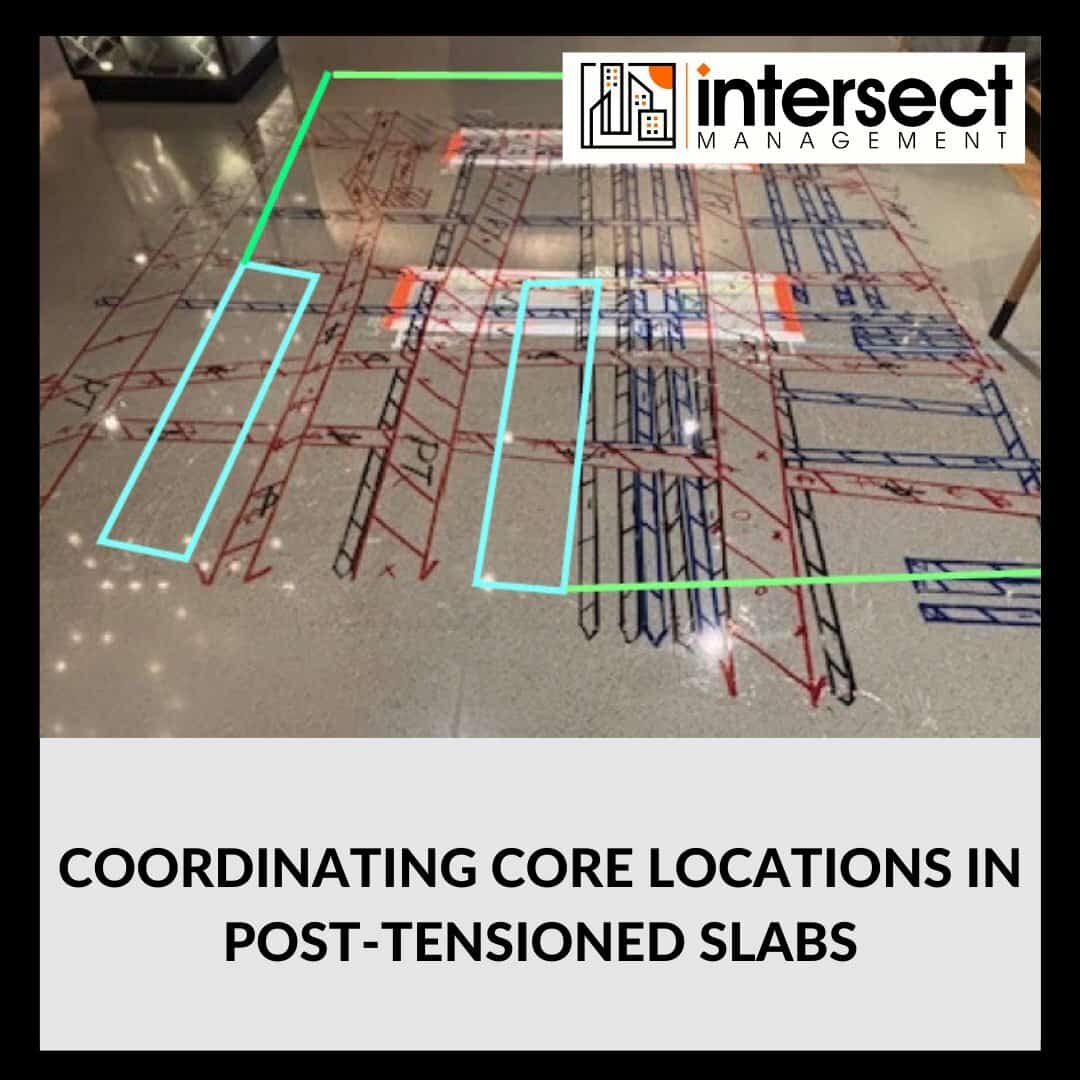 Coordinating Core Locations in Post-Tensioned Slabs